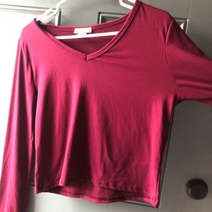Red long sleeve